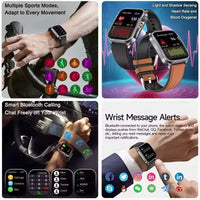 2026Hot AI-GPT Diagosis ECG Health SmartWatch Blood Pressure Lipid Uric Acid 650nm Dual-Probelaser Heart Analysis Smart bracelet - Apex Therapy