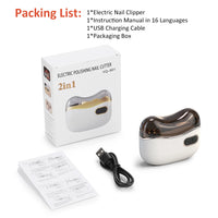 Rechargeable Electric Nail Trimmer – Gentle Grinder for Baby & Adult Nail Care