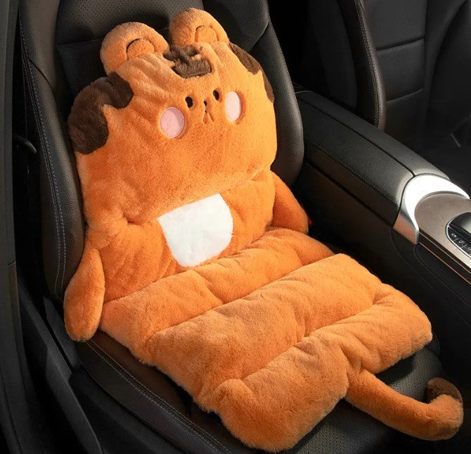 Cartoon Plush Seat Cushion – Thermal Height-Boosting Chair Pad - Apex Therapy