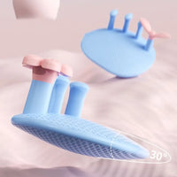 Silicone toe separators shown on their own