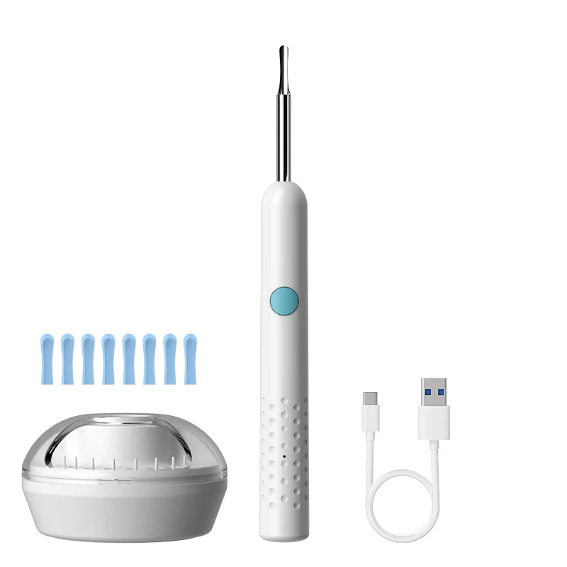 WiFi Visual Ear Scope 4.2mm 1080P Camera with Ear Spoon Base for iOS/Android Ear Cleaning Otoscope Endoscope Camera for Health