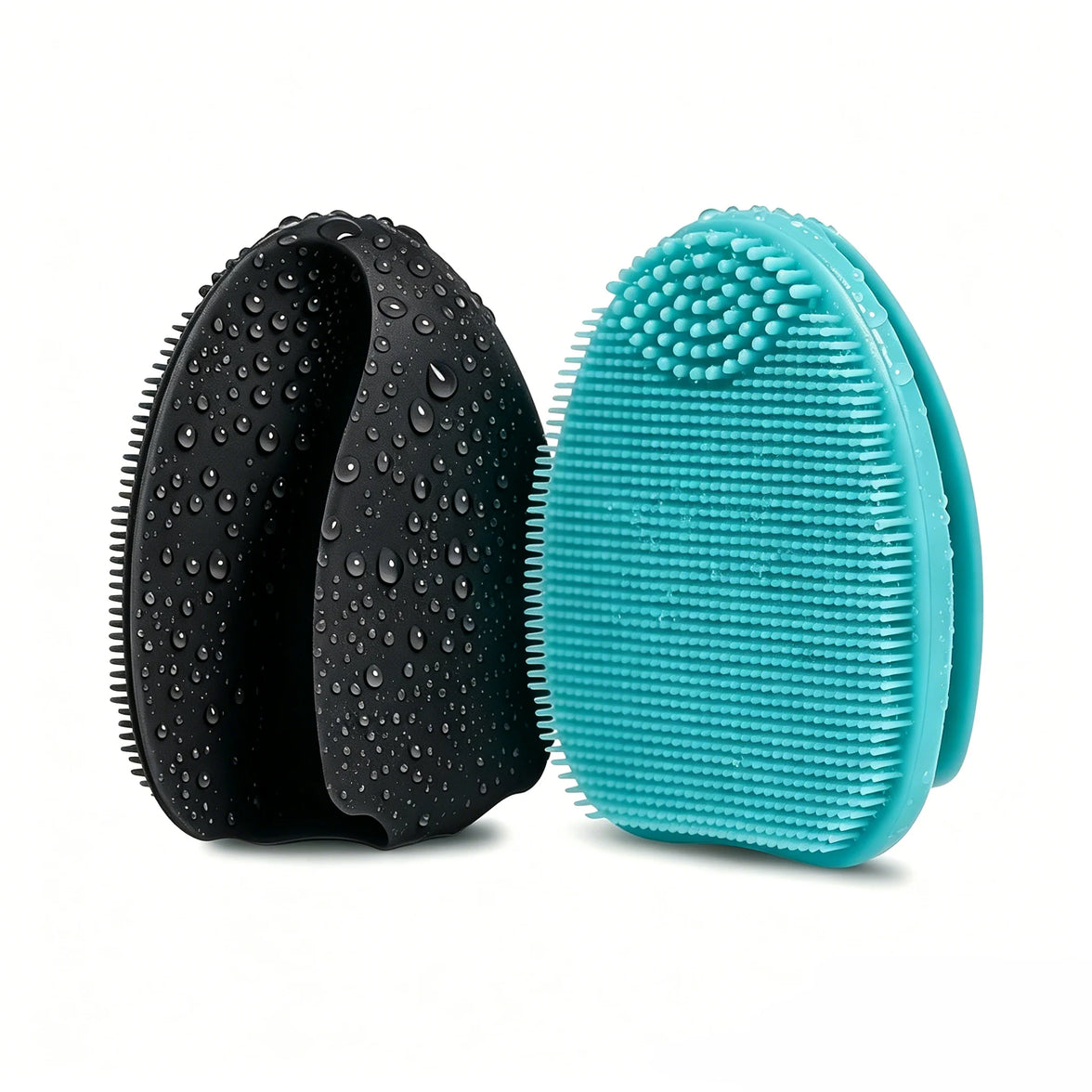 2-Pack Silicone Exfoliating Facial Brushes – Gentle Cleansing Duo