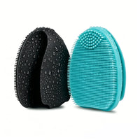 2-Pack Silicone Exfoliating Facial Brushes – Gentle Cleansing Duo