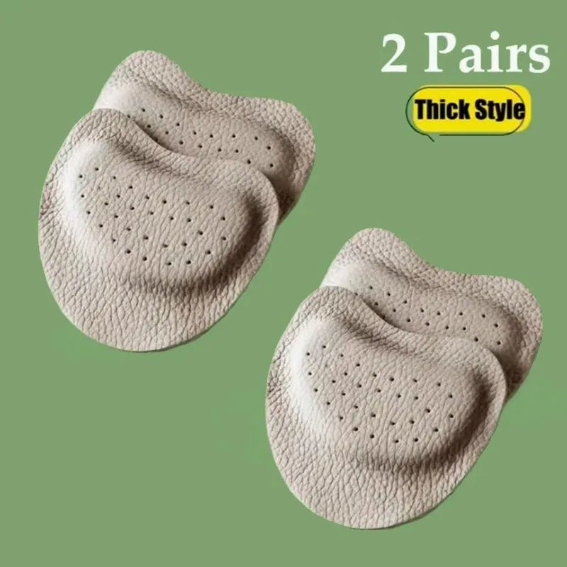2Pairs Sandals Anti-slip Stickers Forefoot Pad Women High Heels Pain Relief Insert Insoles Toe Cushion Foot Care Shoes Pad - Apex Therapy