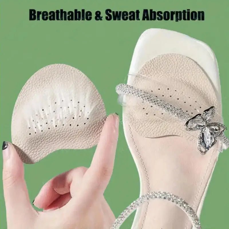 2Pairs Sandals Anti-slip Stickers Forefoot Pad Women High Heels Pain Relief Insert Insoles Toe Cushion Foot Care Shoes Pad - Apex Therapy