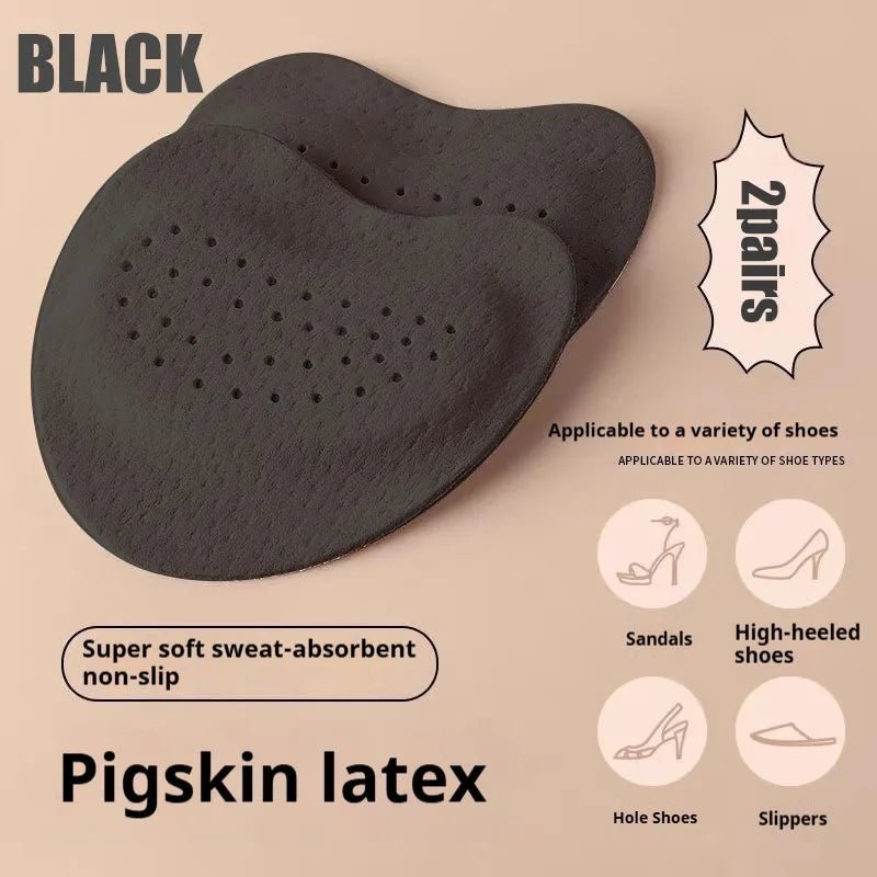 2Pairs Sandals Anti-slip Stickers Forefoot Pad Women High Heels Pain Relief Insert Insoles Toe Cushion Foot Care Shoes Pad - Apex Therapy