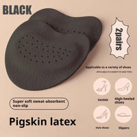 2Pairs Sandals Anti-slip Stickers Forefoot Pad Women High Heels Pain Relief Insert Insoles Toe Cushion Foot Care Shoes Pad - Apex Therapy
