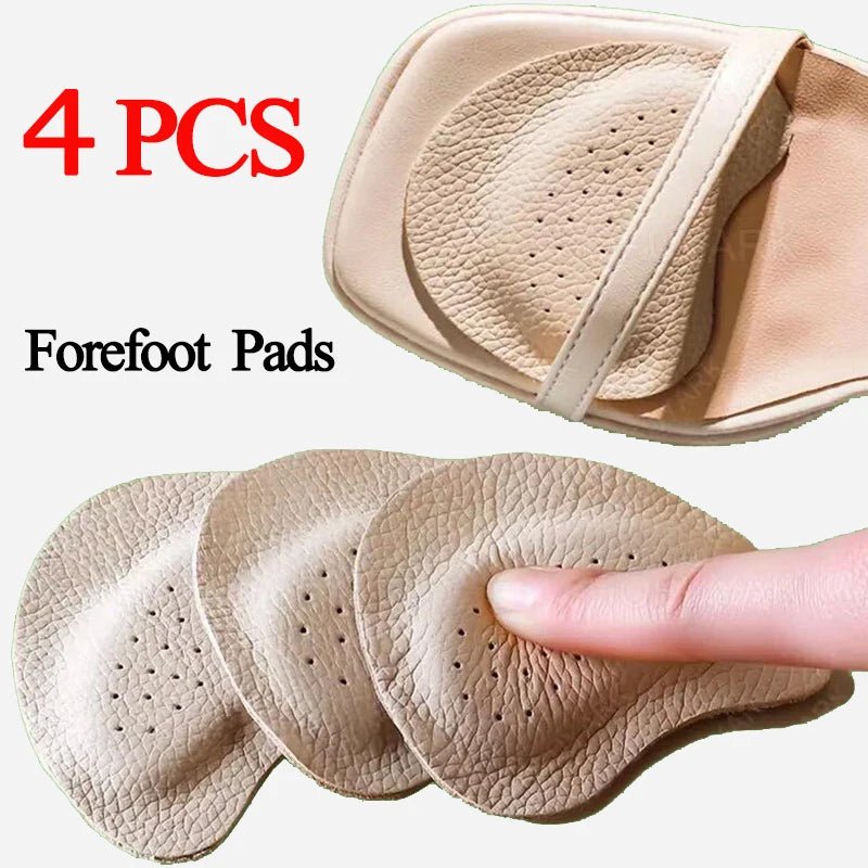 2Pairs Sandals Anti-slip Stickers Forefoot Pad Women High Heels Pain Relief Insert Insoles Toe Cushion Foot Care Shoes Pad - Apex Therapy