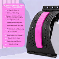 Lumbar Back Stretcher Massager, Spine Pain Relief Vertebral Relaxer for Lower Back Traction & Waist Correction
