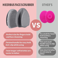 2-Pack Silicone Exfoliating Facial Brushes – Gentle Cleansing Duo