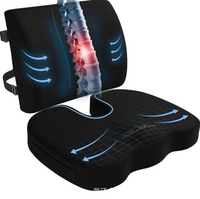 Ergonomic Memory Foam Office Seat Cushion – Contoured Hip Support - Apex Therapy