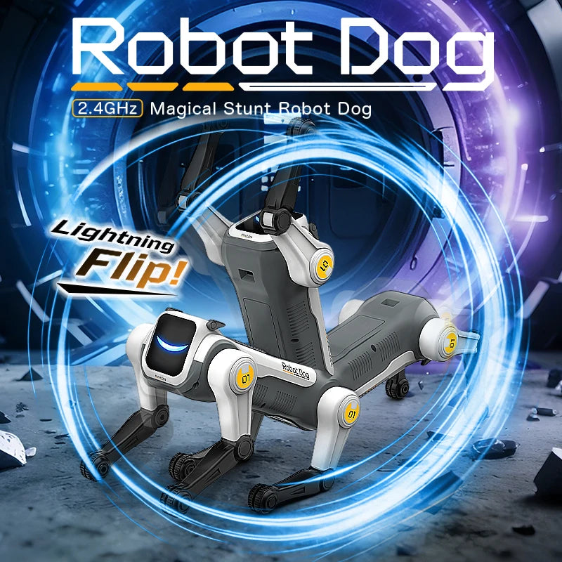 AI robot dog shown from the front