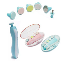 Multifunctional baby nail trimmer shown with packaging
