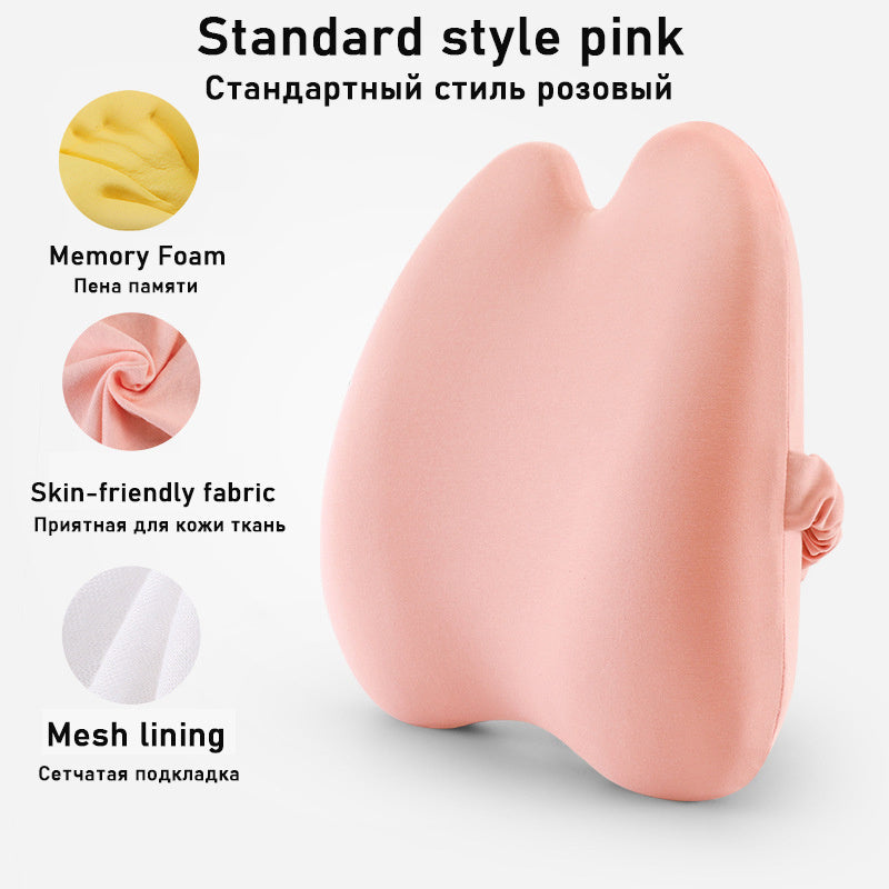 Contoured lumbar pillow for car seat - Apex Therapy