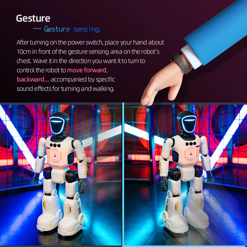 Programmable Humanoid Robot – Gesture Sensing & Remote Control