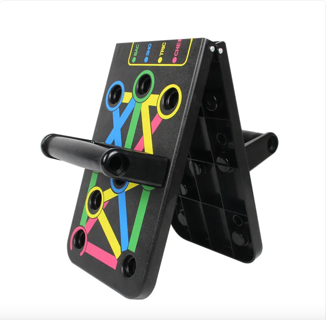 9-in-1 Push-Up Board – Multi-Position Chest Trainer, ABS Build