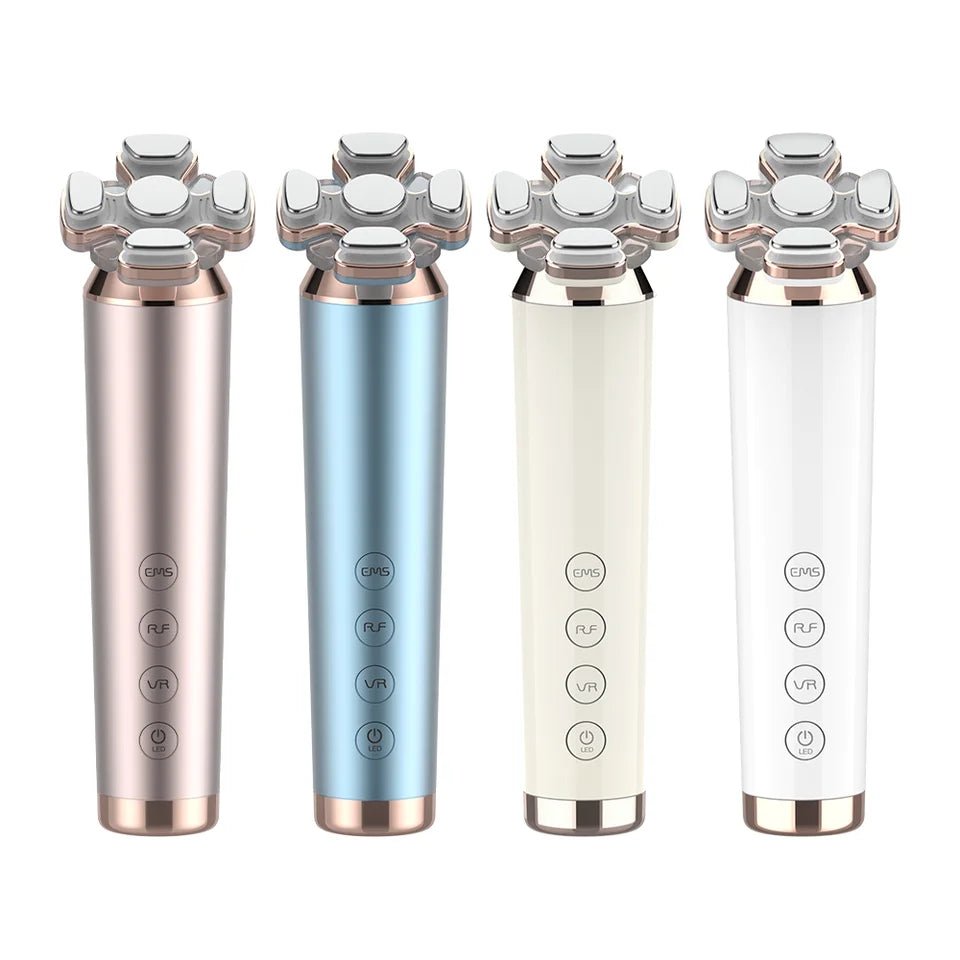 4-in-1 LED Light Therapy Facial Device (RF, EMS & Vibration) - Facial Device - Apex Therapy