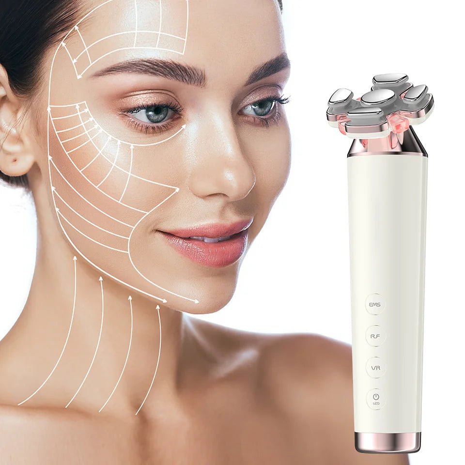 4-in-1 LED Light Therapy Facial Device (RF, EMS & Vibration) - Facial Device - Apex Therapy