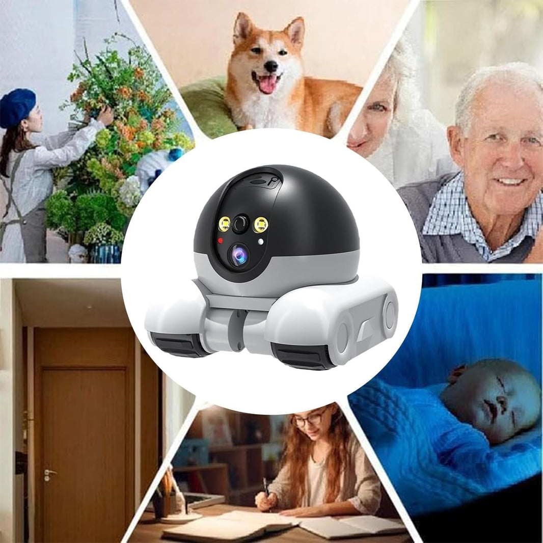 1080P WiFi pet and baby monitor camera shown from the front