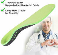 Orthotic Insoles – 3-Point Arch Support for Plantar Fasciitis & Flat Feet