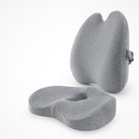 Car waist and back cushion set size view - Apex Therapy