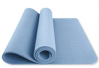 Thick TPE Yoga Mat with Alignment Lines – 6 mm or 8 mm, 183 cm