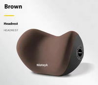 Car headrest and lumbar cushion set in soft suede - Apex Therapy