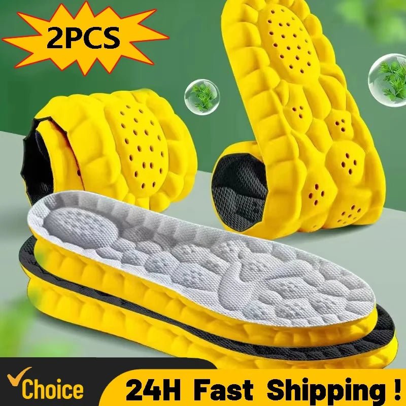 4D Cloud Cushion Sports Insoles (Shock-Absorbing) - Shoe Insoles - Apex Therapy
