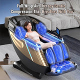 4D Zero Gravity Full-Body Massage Chair with Heat & SL-Track