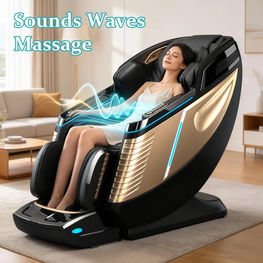 4D Zero Gravity Full-Body Massage Chair with Heat & SL-Track - Massage Chair - Apex Therapy