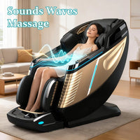 4D Zero Gravity Full-Body Massage Chair with Heat & SL-Track - Massage Chair - Apex Therapy