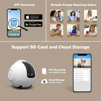 4MP Indoor WiFi Camera – Battery-Powered Pet & Home Monitor - Apex Therapy