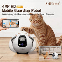 4MP WiFi Robot Camera – Battery-Powered Pet & Baby Monitor - Apex Therapy