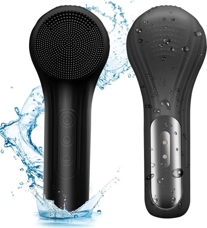 5-Mode Rechargeable Silicone Face Scrubber – Waterproof Facial Cleansing Brush - Apex Therapy
