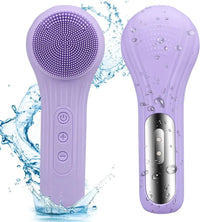 5-Mode Rechargeable Silicone Face Scrubber – Waterproof Facial Cleansing Brush - Apex Therapy
