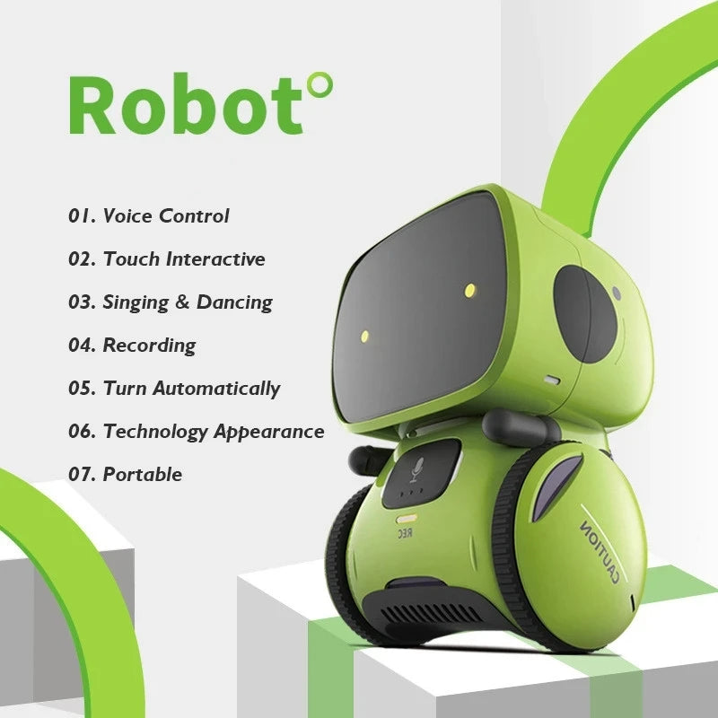 Emo Robot Companion – Voice Command Singing & Dancing Toy