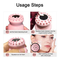 Silicone Facial Cleansing Brush – Deep Pore Cleansing & Massage Tool
