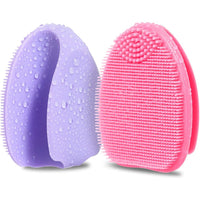 2-Pack Silicone Exfoliating Facial Brushes – Gentle Cleansing Duo
