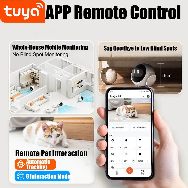 5G WiFi pet tracking camera shown from the front