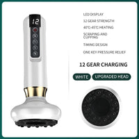 6 Gear Electric Cupping Massager Vacuum Suction Cup GuaSha Anti Cellulite Beauty Health Scraping Heat Body Slimming Massage - Apex Therapy