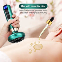6 Gear Electric Cupping Massager Vacuum Suction Cup GuaSha Anti Cellulite Beauty Health Scraping Heat Body Slimming Massage - Apex Therapy