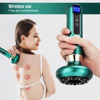 6 Gear Electric Cupping Massager Vacuum Suction Cup GuaSha Anti Cellulite Beauty Health Scraping Heat Body Slimming Massage - Apex Therapy