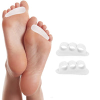 Silicone gel toe sleeve shown with packaging