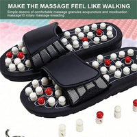 2026Acupoint Massage Slippers Sandal For Men Feet Chinese Acupressure Therapy Medical Rotating Foot Massager Shoes Unisex