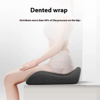 Non-Collapse Memory Foam Seat Cushion – Cooling Ice Silk Cover - Apex Therapy
