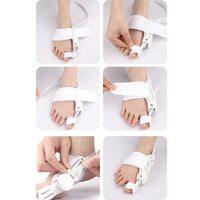 Adjustable Toe Alignment Splint – Comfort Support Brace for Day or Night Wear