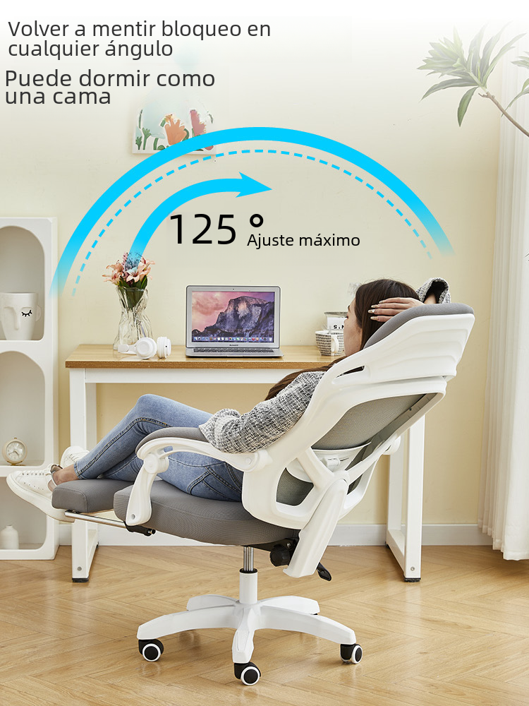 Ergonomic Reclining Office Chair – Nap Mode, Optional Footrest
