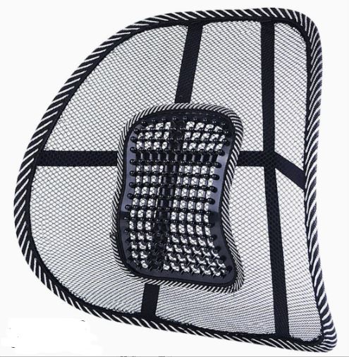 Contoured Car & Chair Back Cushion – Breathable Memory Foam - Apex Therapy