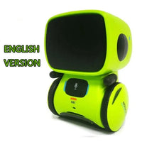 Emo robot companion shown with packaging