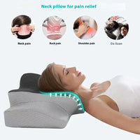 Black and gray two-tone finish on the compact pillow